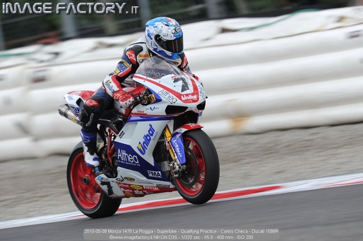 2010-05-08 Monza 1476 La Roggia - Superbike - Qualifyng Practice - Carlos Checa - Ducati 1098R